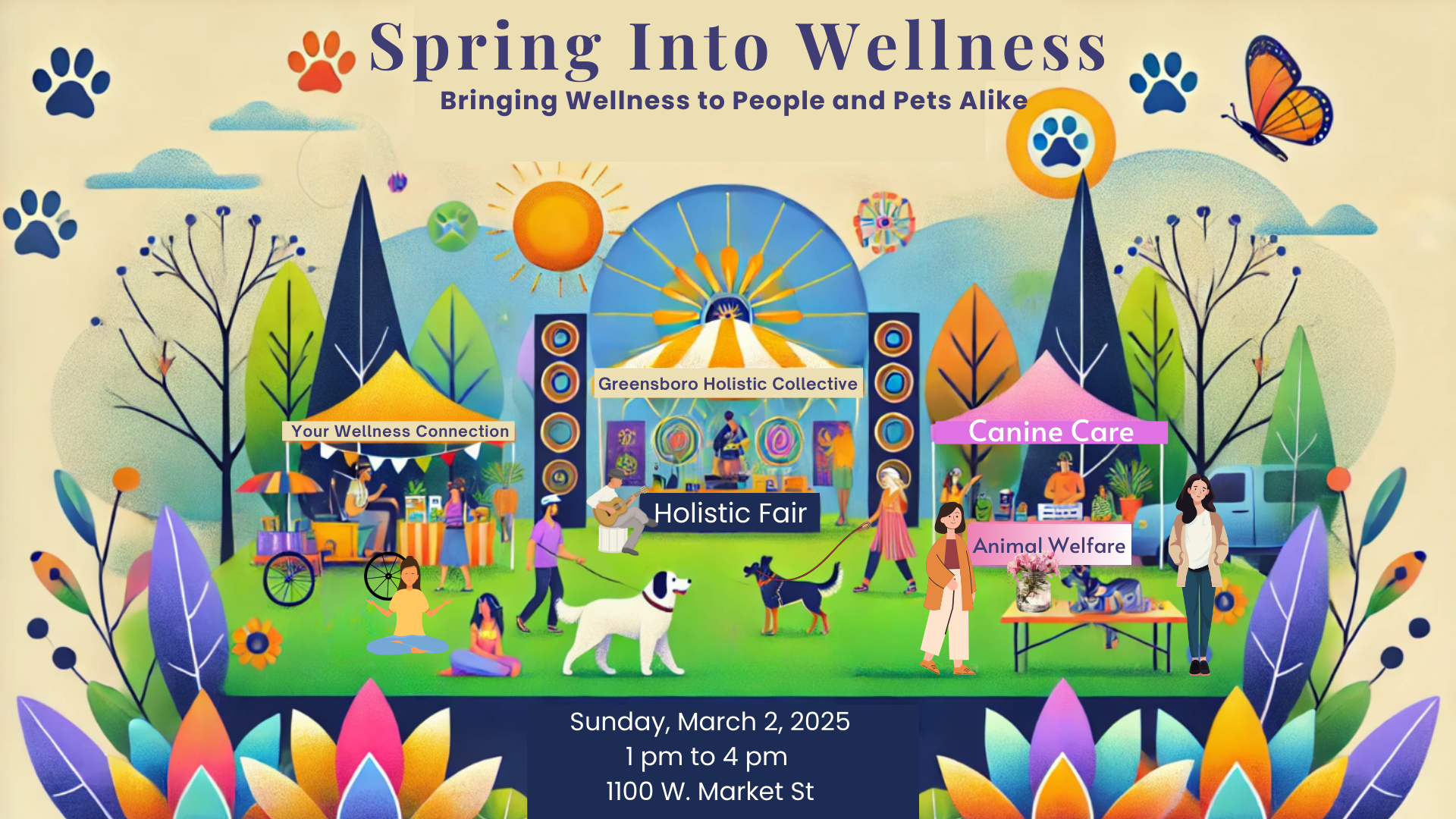 Greensboro Holistic Fair - Spring into Wellness - A holistic experience for both people and dogs