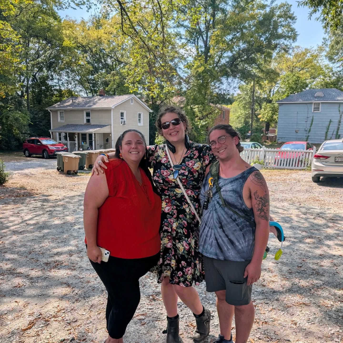 Image of volunteers setting up for the Fall into Wellness fair