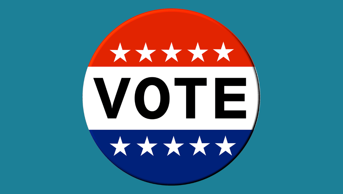 image of a vote button